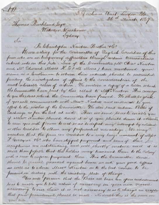 Australia. A letter dated 2... image