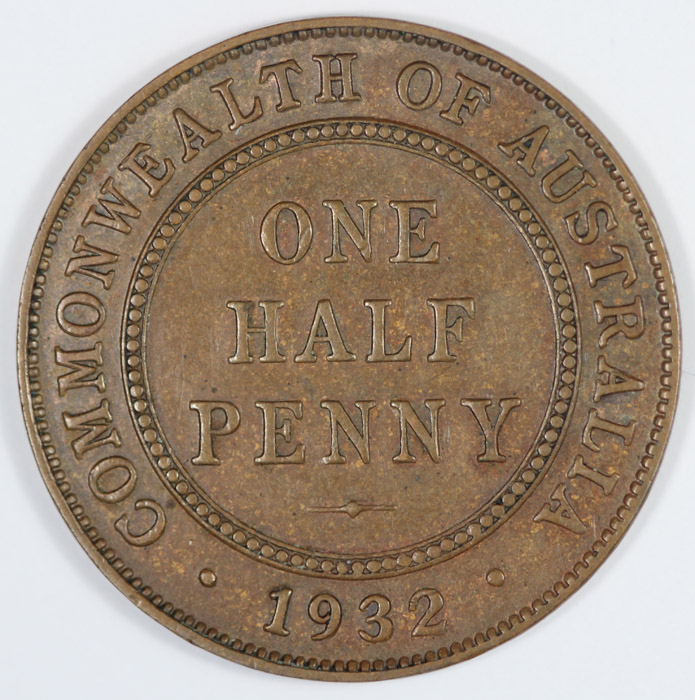 Australia 1932 Halfpenny go... image