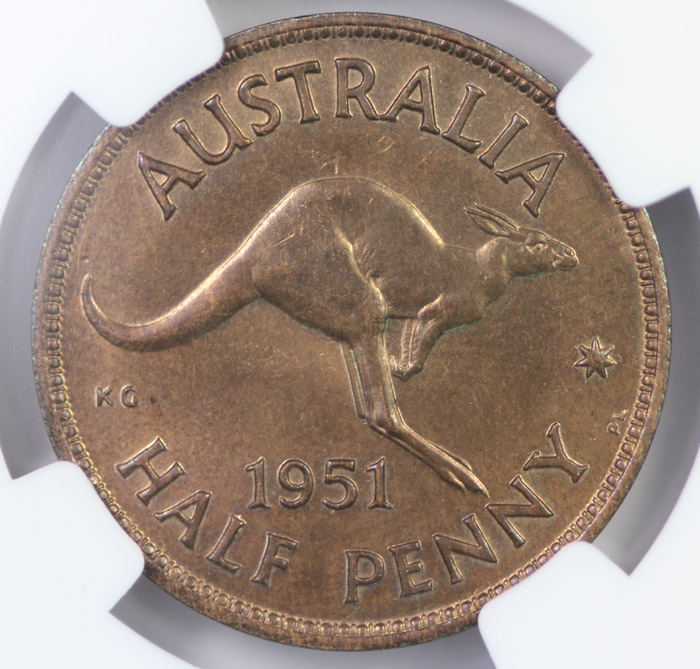 Australia 1951 PL Halfpenny... image