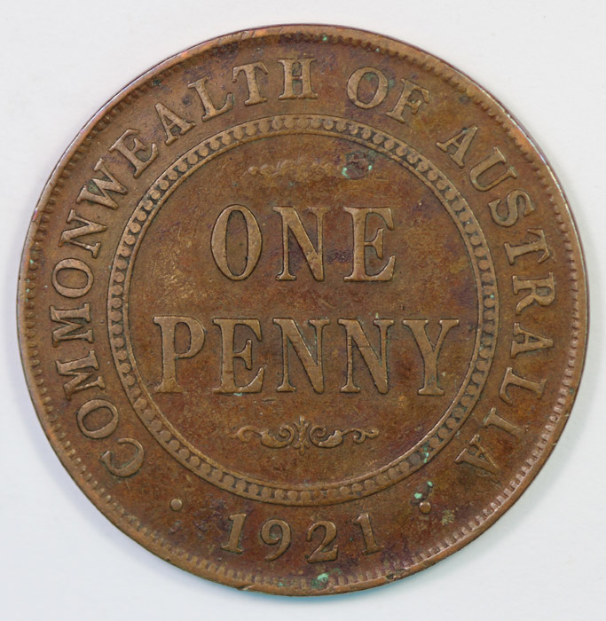 Australia 1921 'English Obv... image