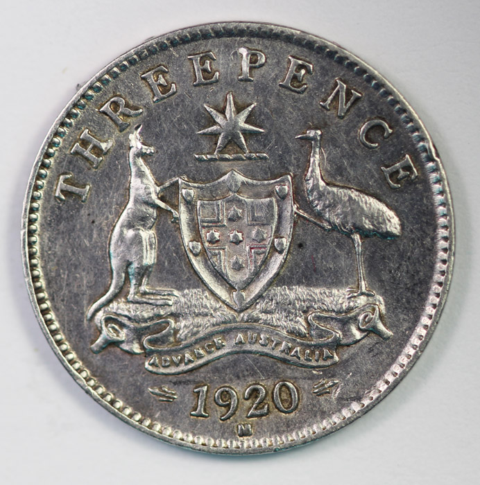 Australia 1920 M Threepence... image