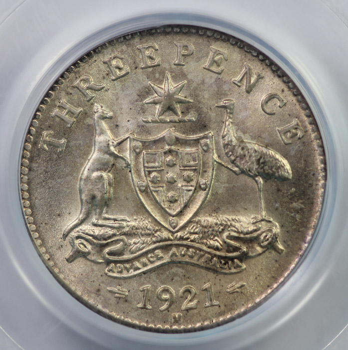 Australia 1921 M Threepence... image