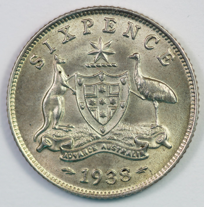 Australia 1938 Sixpence, Vi... image
