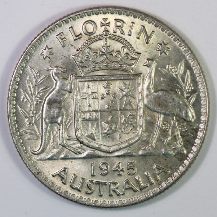 Australia 1945 Florin, Choi... image