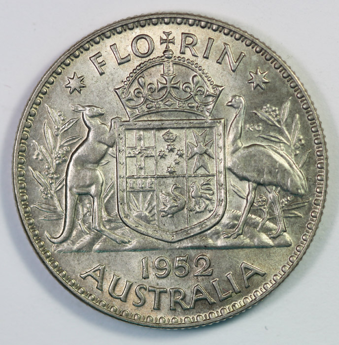 Australia 1952 Florin, Choi... image