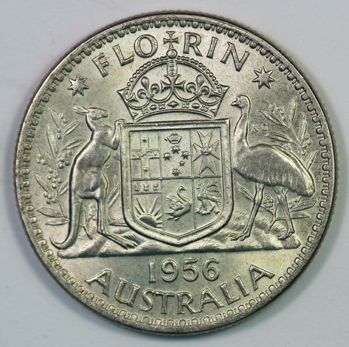Australia 1956 Florin, Lust... image