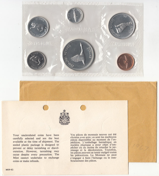 Canada 1967 Mint Set, Uncir... image