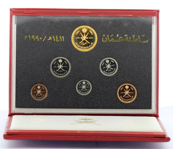 Oman 1990 Proof Set of 6 Co... image