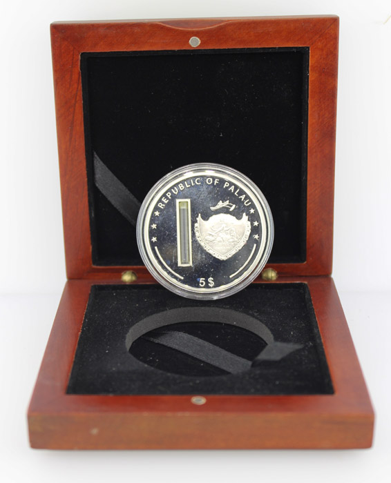 Palau 2007 Silver $5, FDC image