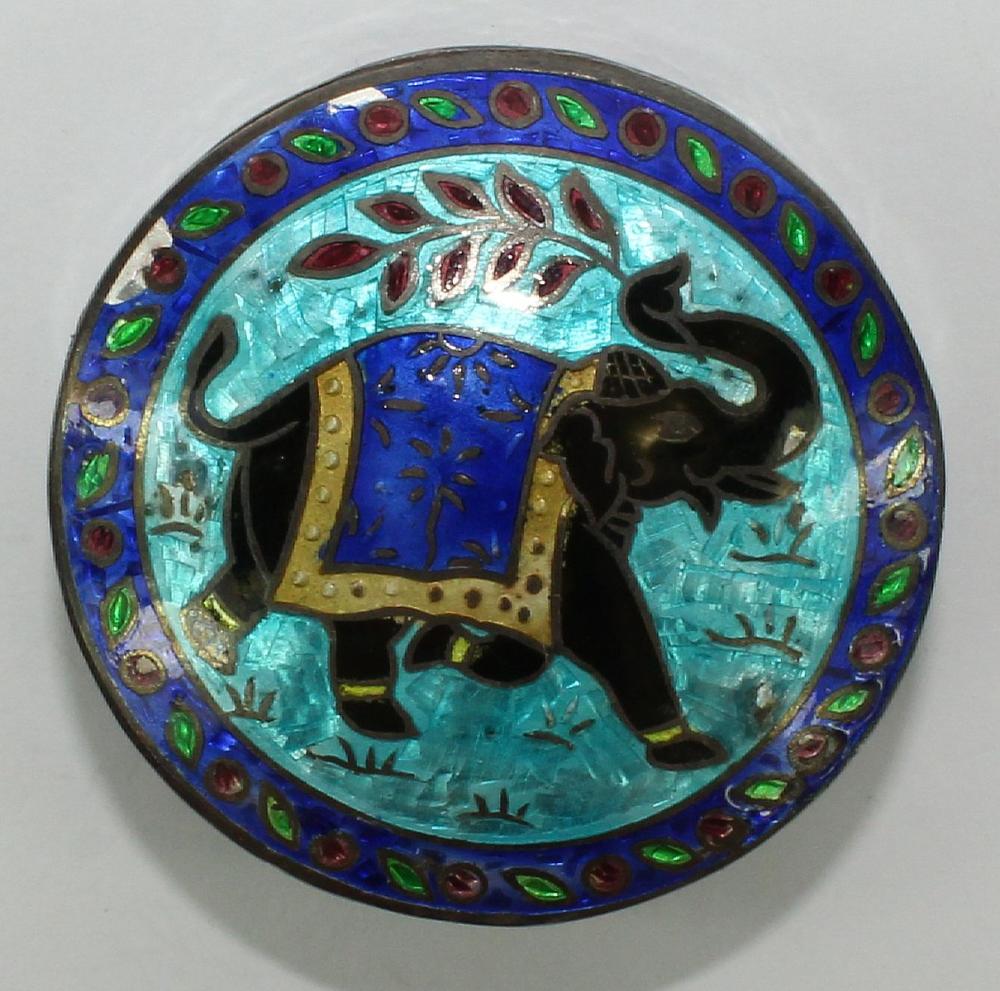 Blue enamelled Sterling (92... image