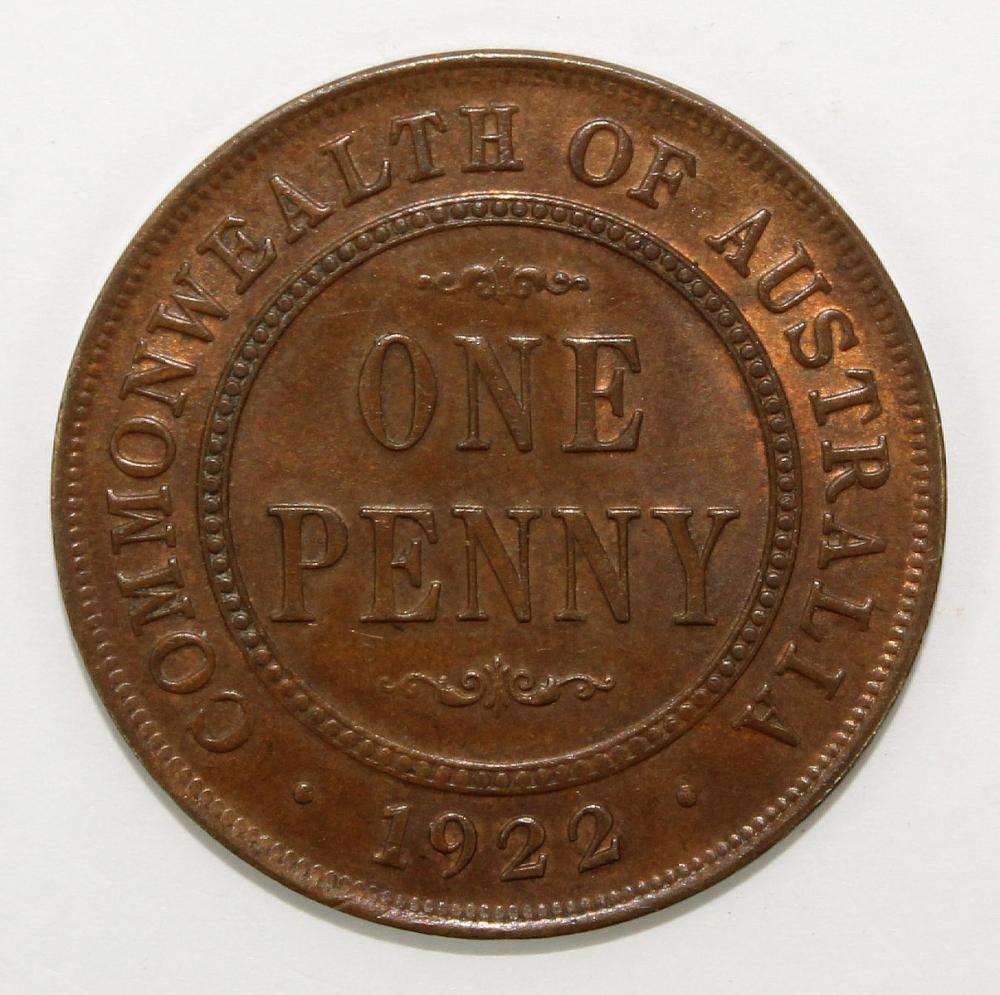 Australia 1922 'Indian Obve... image