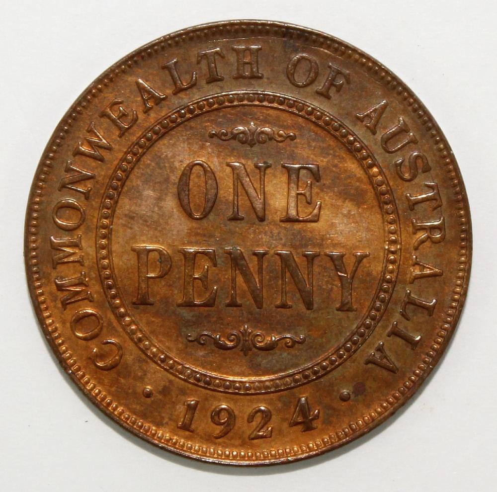Australia 1924 'English Obv... image
