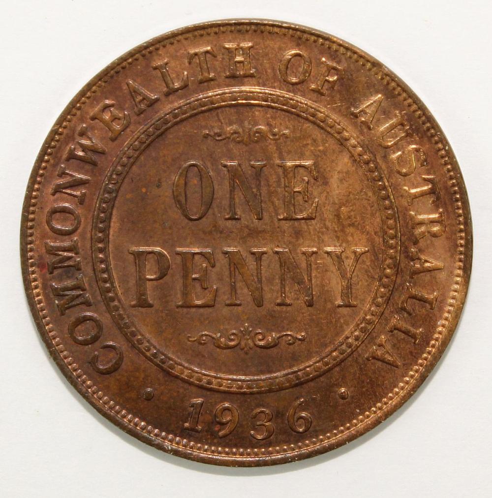 Australia 1936 Penny, Choic... image