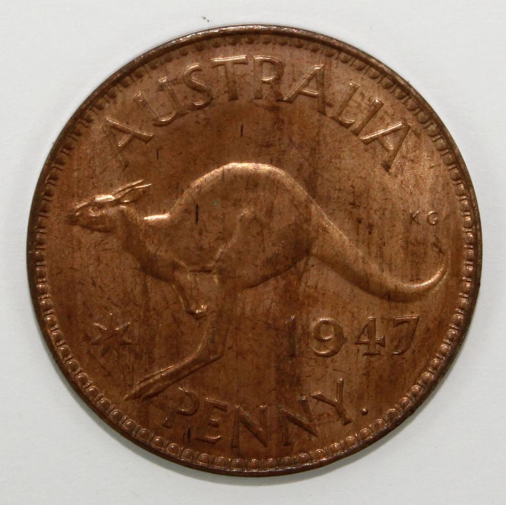 Australia 1947 Y. (P) Penny... image