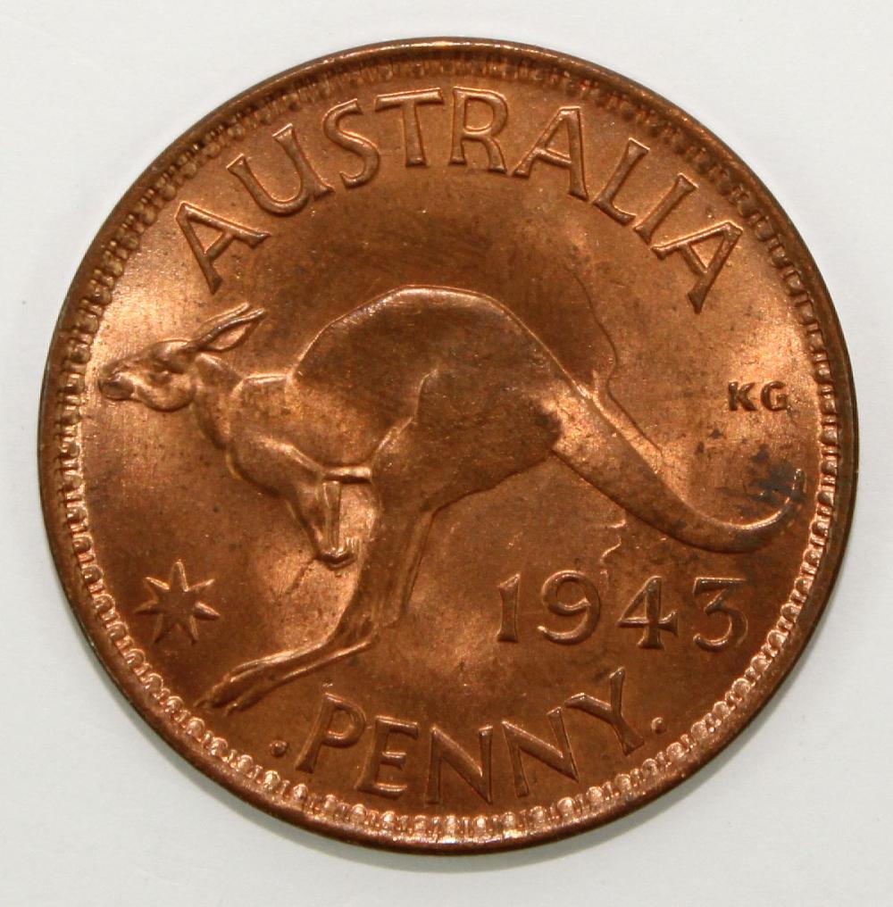 Australia 1943 I (B) Penny,... image