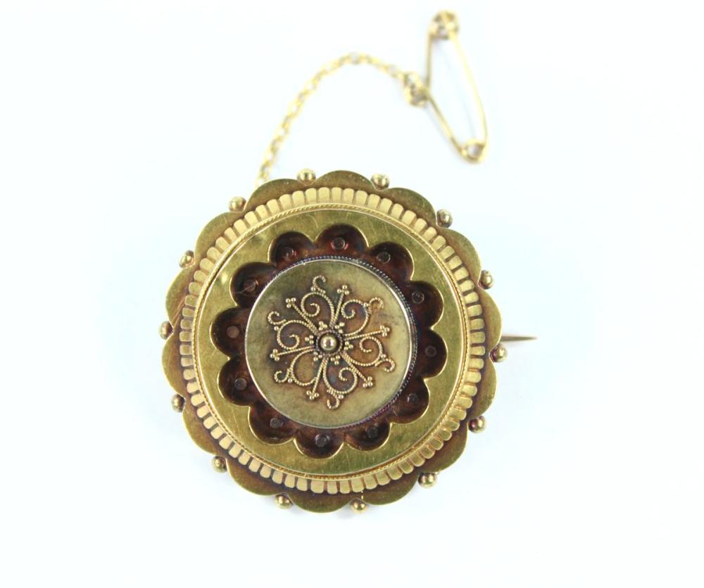 Antique Mourning Brooch in ... image