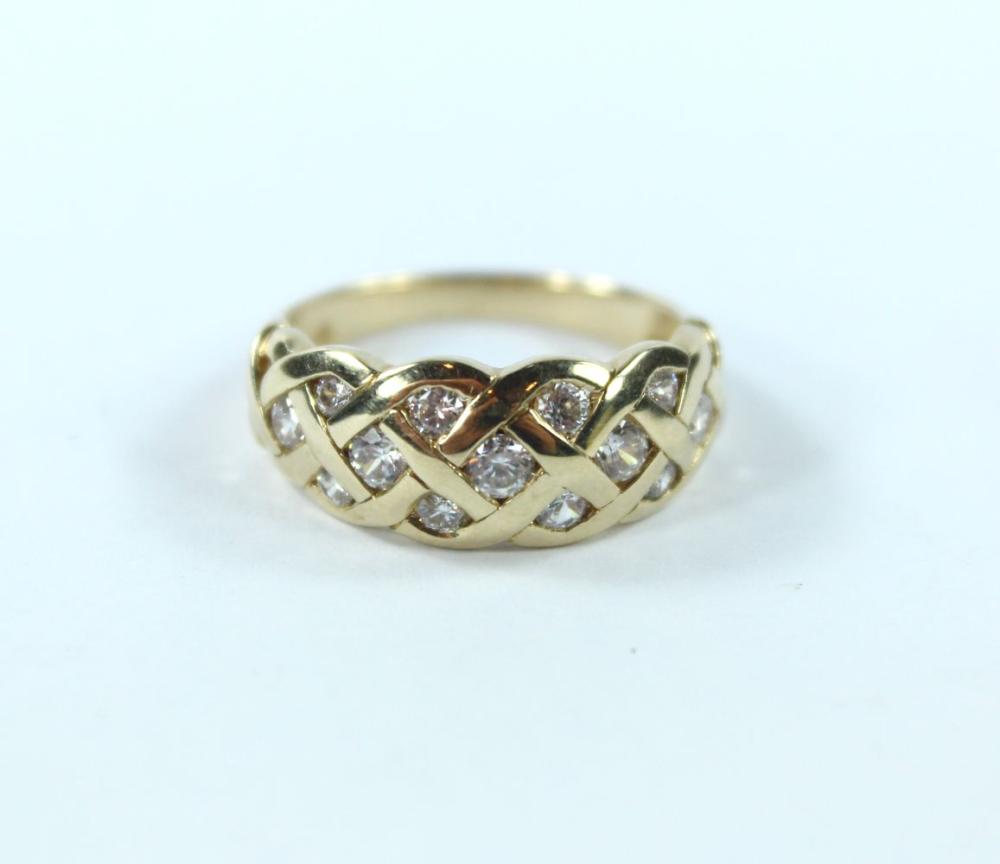 Diamond Ring in 14ct Yellow... image