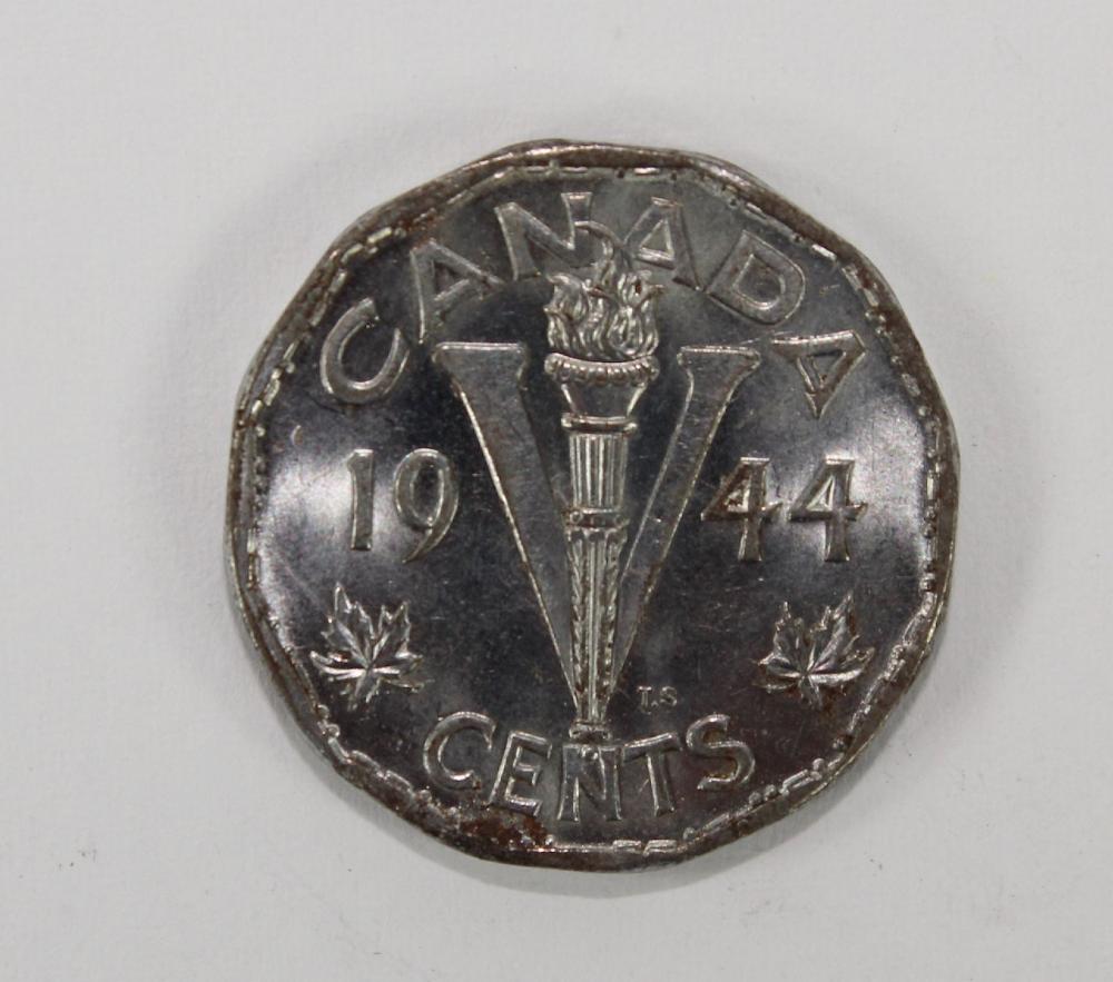 Canada 1944 5 Cents, Choice... image