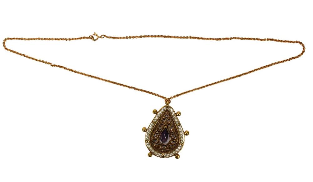 Arabian Faux Amethyst & Pea... image
