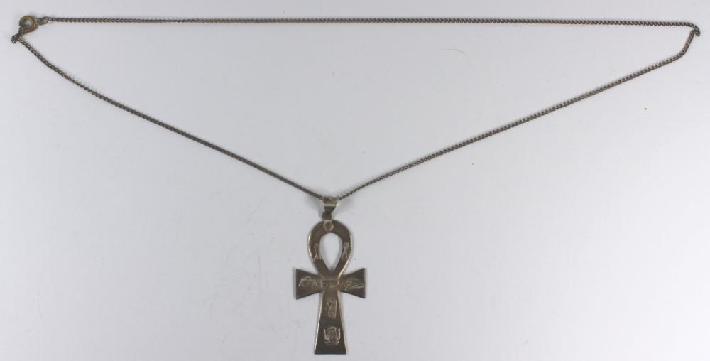 Silver (800) Ankh Pendant w... image