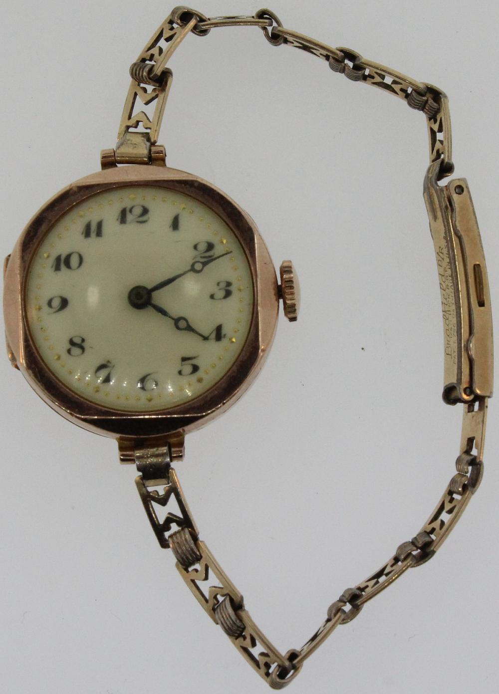 Vintage 9ct Gold Woman's Wa... image
