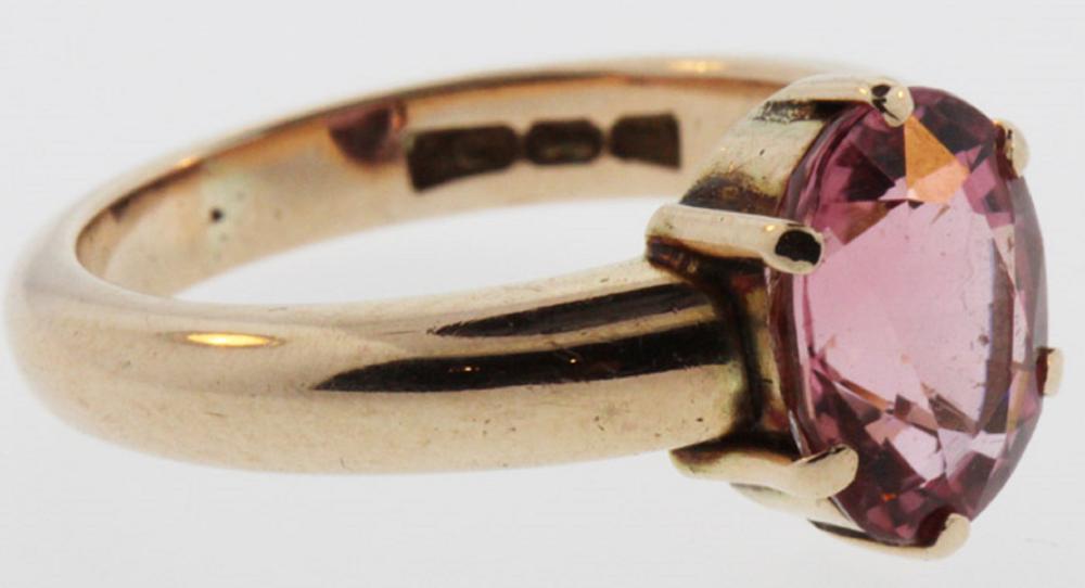 Modern Pink Tourmaline Ring... image