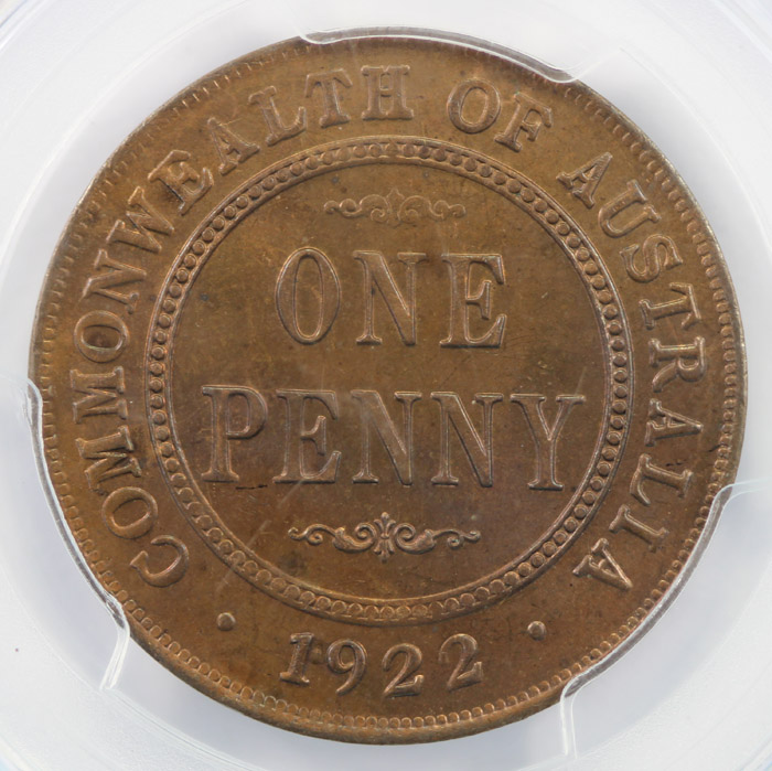 Australia 1922 'English Obv... image