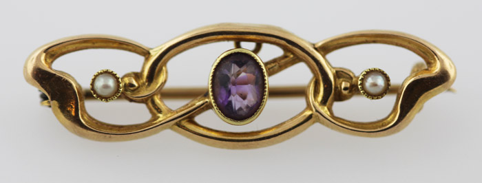 Antique 15ct hallmarked Gol... image