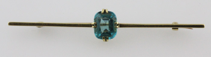 Vintage 15ct Gold & Blue St... image