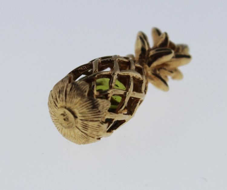 Pineapple Charm in 14ct Gold image