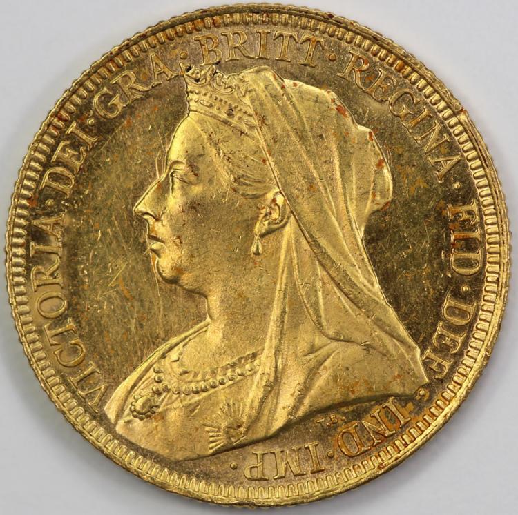 Australia 1894 S Sovereign,... image