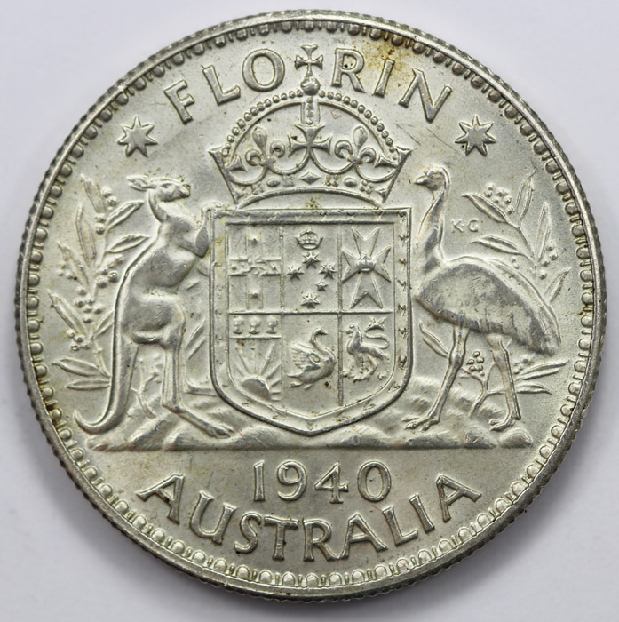Australia 1940 Florin, Unci... image