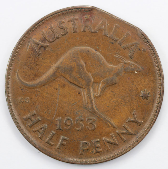 Australia 1953 'Error' Half... image