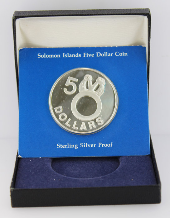 Solomon Islands 1977 Silver... image