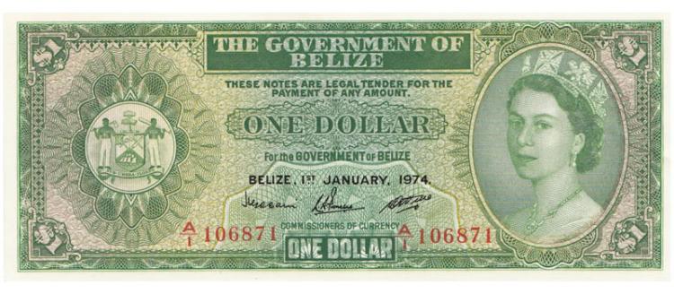 Belize '1st January 1974' O... image