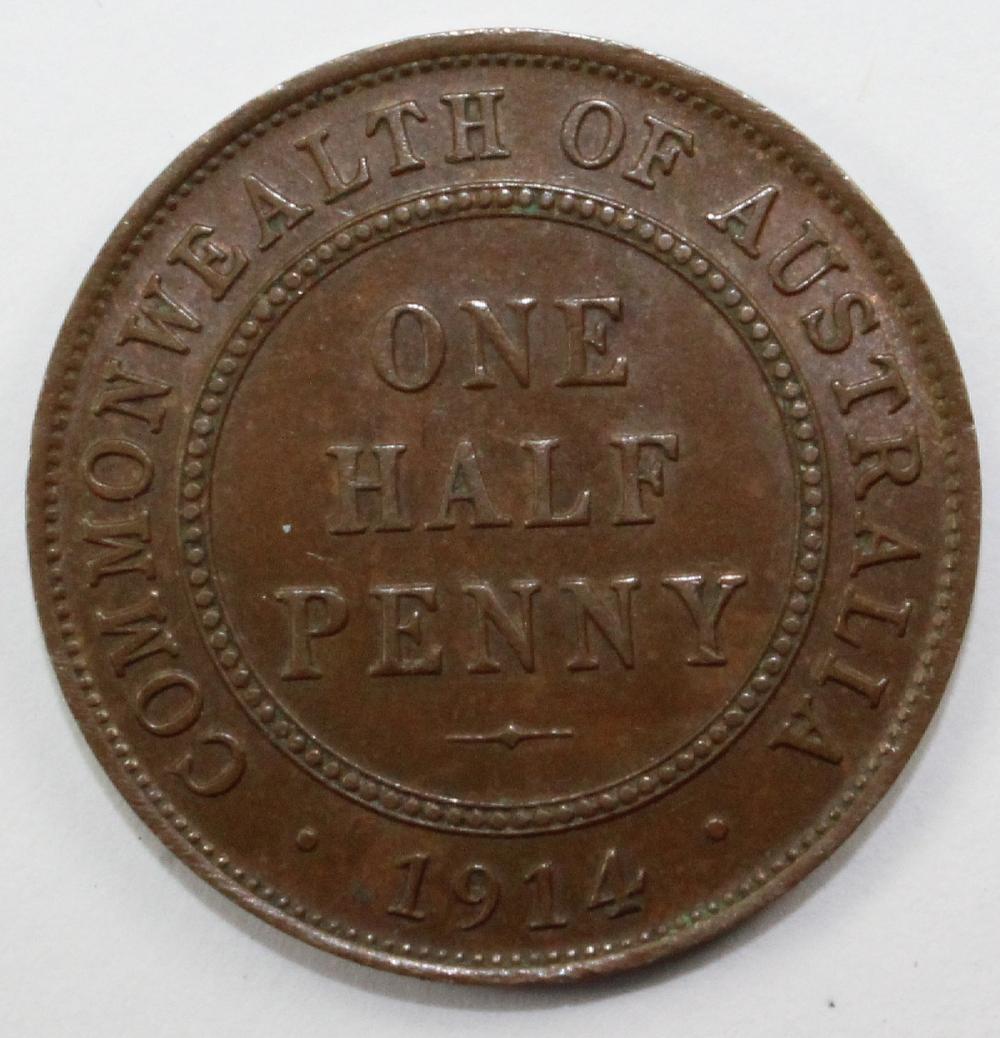 Australia. 1914 Halfpenny, ... image