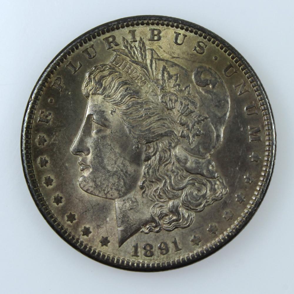 U.S.A. 1891 Silver (900) Do... image