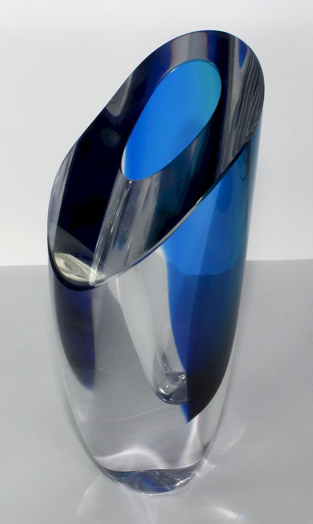 Kosta Boda Vase signed on b... image