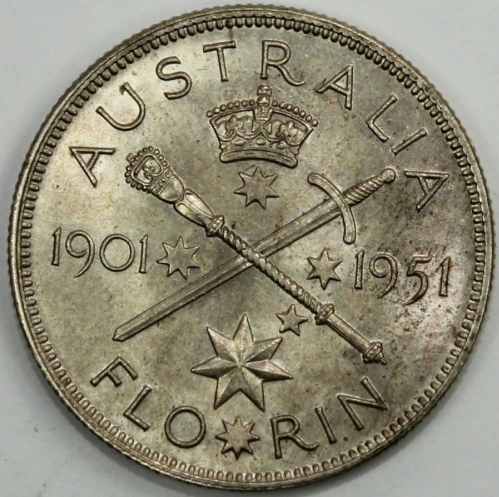 Australia 1901-1951 Florin,... image
