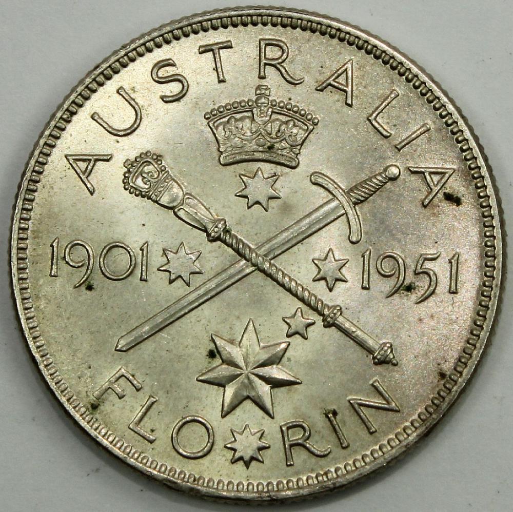 Australia 1901-1951 Florin,... image