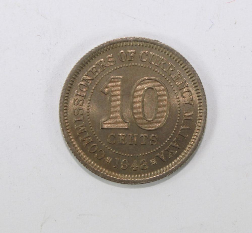 Malaya 1948 Cu-Ni 10 Cents,... image