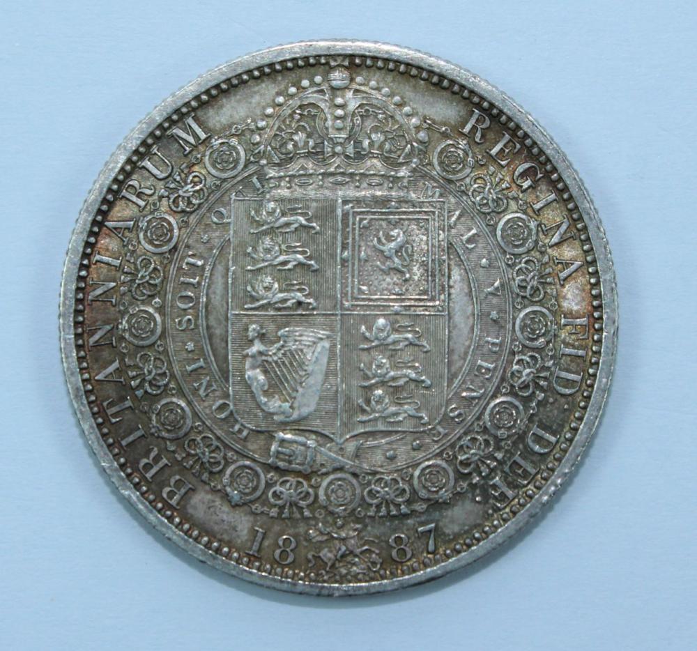 Great Britain 1887 Half Cro... image