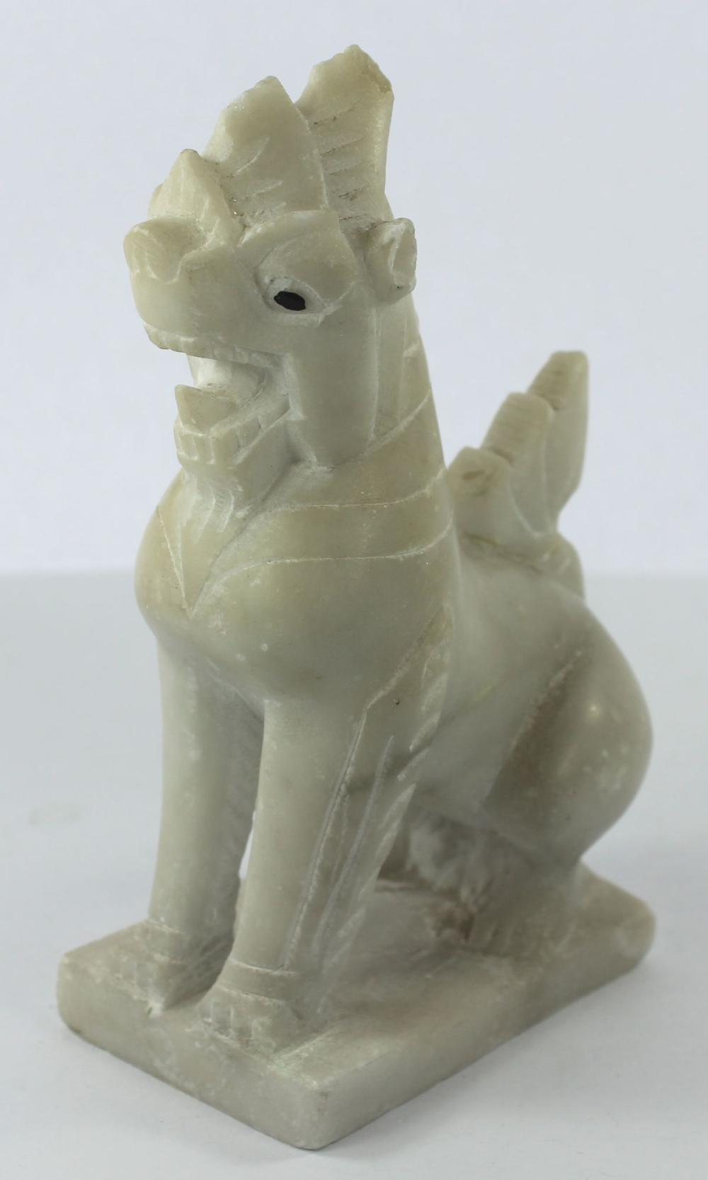 Chinese Foo Dog Statue in W... image