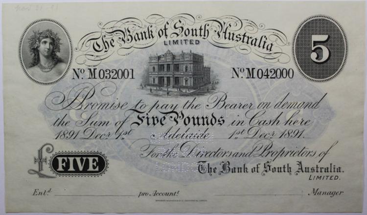 Australia. 'Bank of South A... image