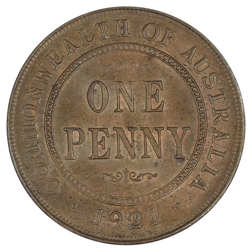Australia 1921 'Indian Obve... image