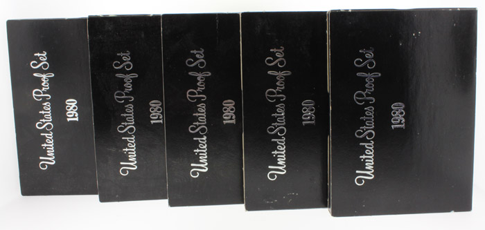 USA 1980 S Proof Set (5 set... image