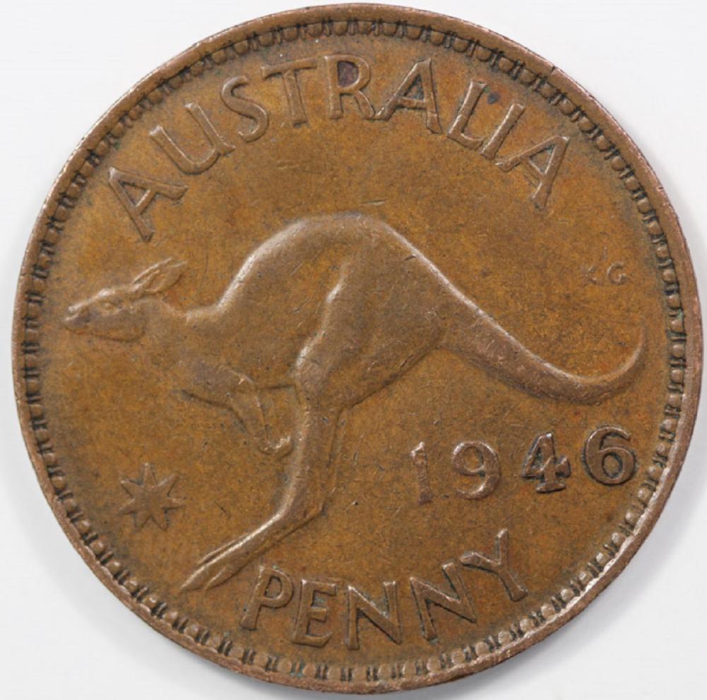 Australia. 1946 Penny, Very... image