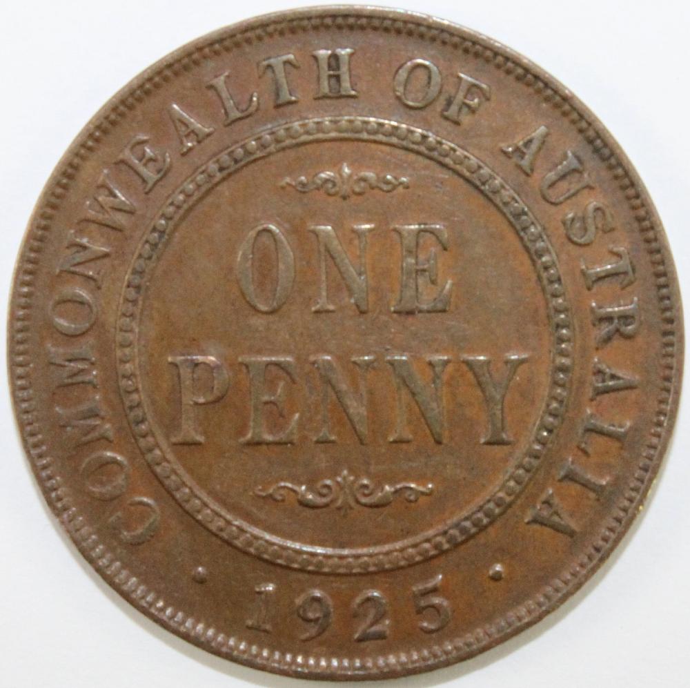 Australia. 1925 Penny, abou... image