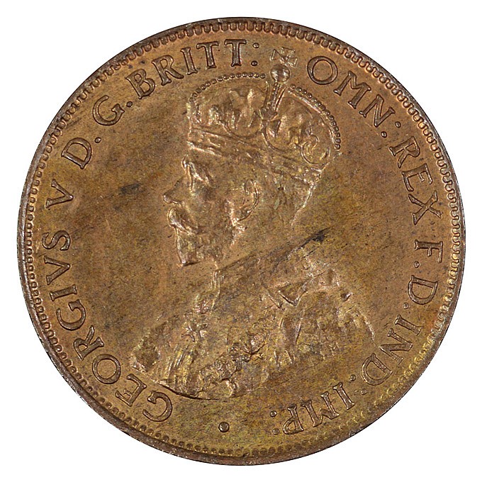 Australia 1936 Half Penny image