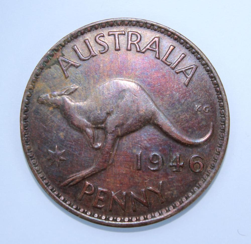 Australia 1946 Penny Very Fine image
